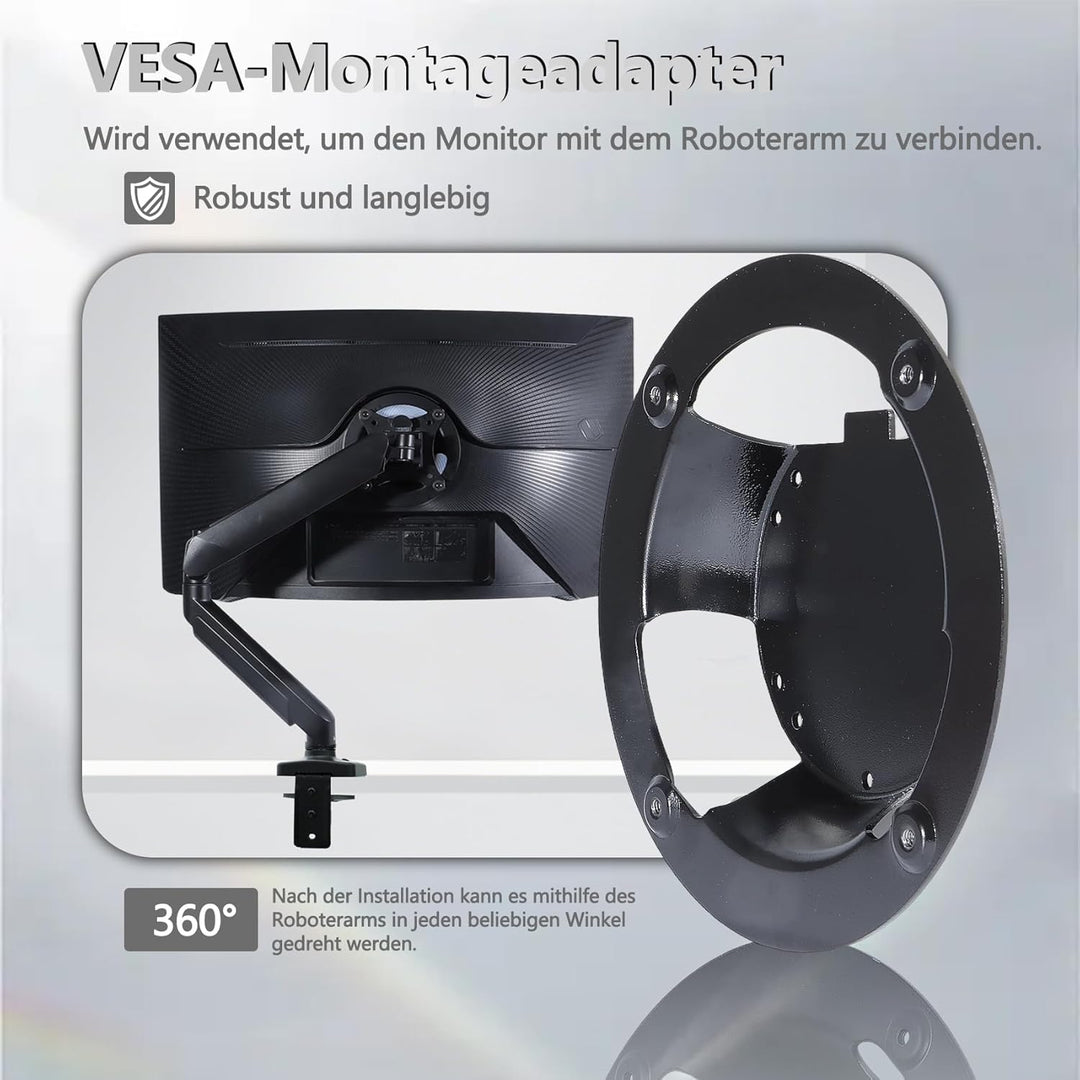 Odyssey G7 VESA Adapter kompatibel mit Samsung Odyssey G6, G7 Monitoren (passend für G65B G70A G70B