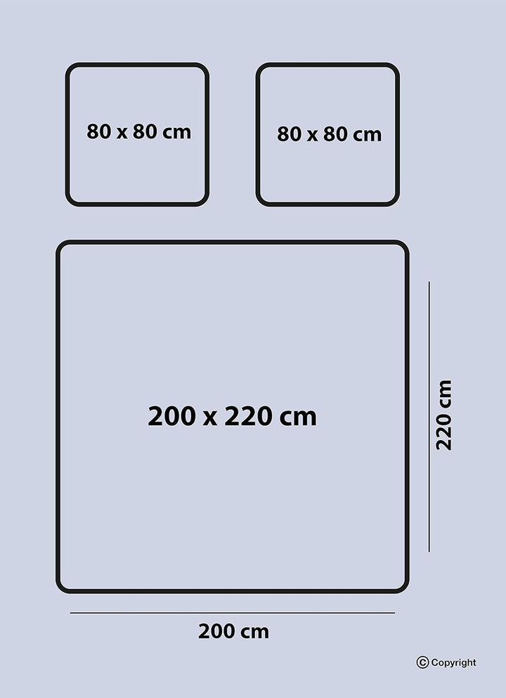 ZIRVEHOME Bettwäsche 200x220 cm. Weiss/Rosa geblümt, 100% Baumwolle/Renforcé mit Reissverschluss Atm