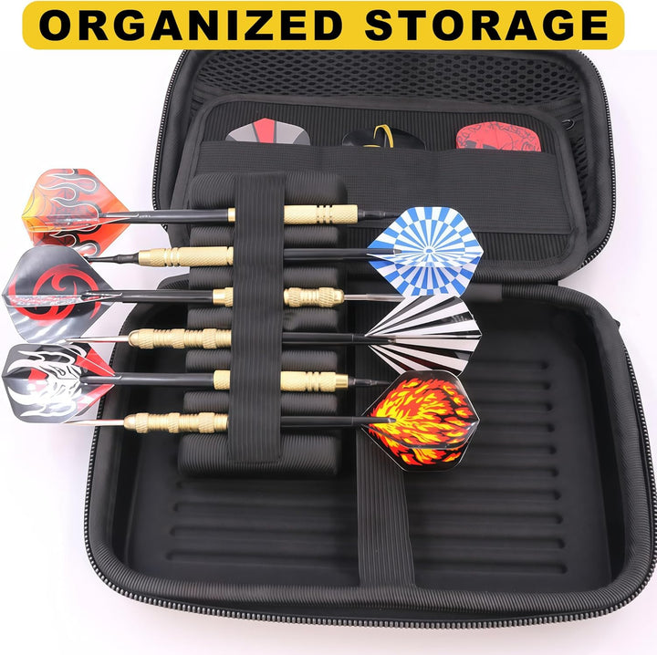 Dart Case Blaze Pro 6 | Dart Tasche für 6 Darts | Professionelles Dart Etui mit Eva-Schutz | Aufbewa