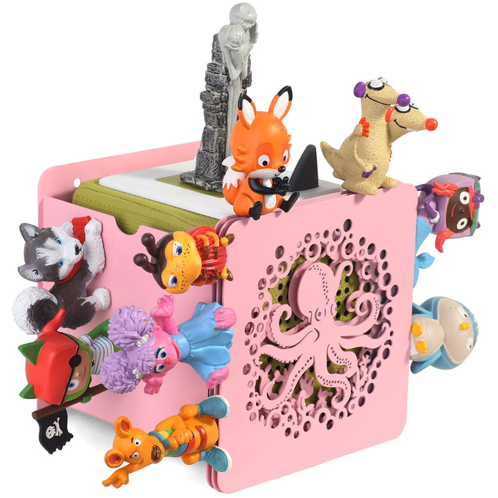 Tonie Regal vollständig magnetisches Toniebox Regal Tonie aufbewahrung für bis zu 25-40 Figuren + Bo
