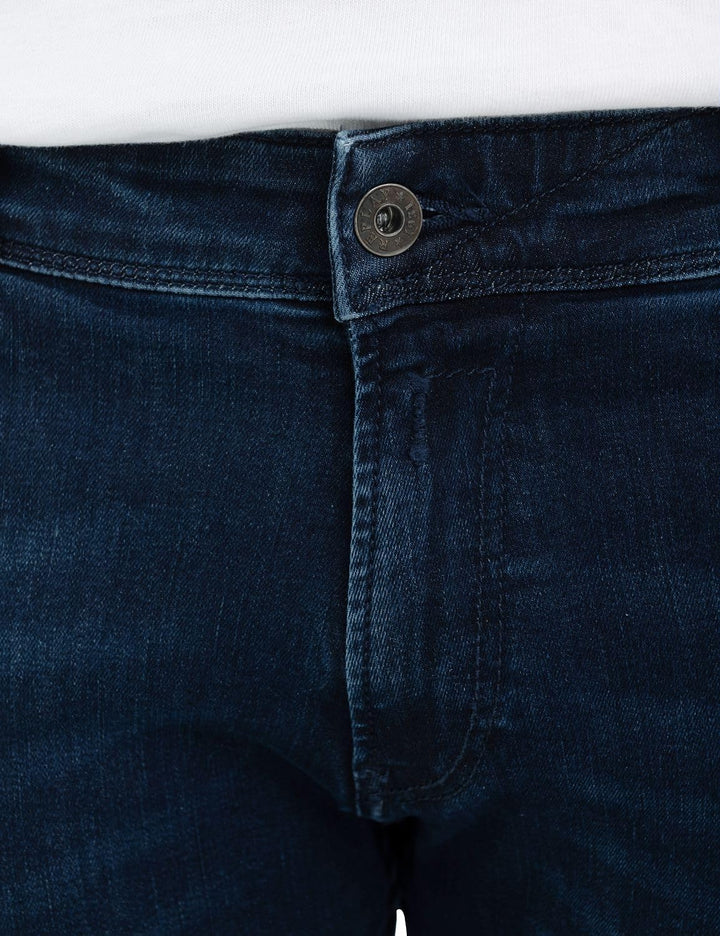 Replay Herren Jeans Anbass Slim-Fit mit Power Stretch 27W / 30L Dark Blue 007-1, 27W / 30L Dark Blue