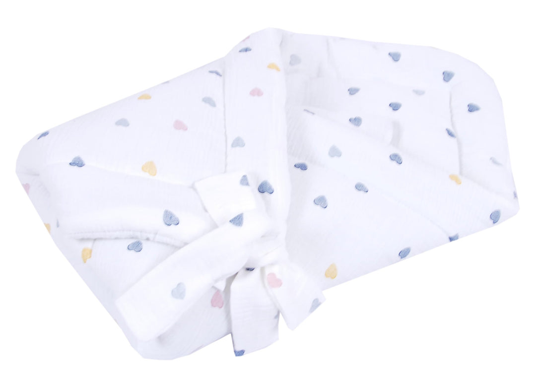 Babylux Einschlagdecke Musselin BABYHÖRNCHEN 75 x 75 cm Baby Neugeborene Erstaussttatung Umschlagdec