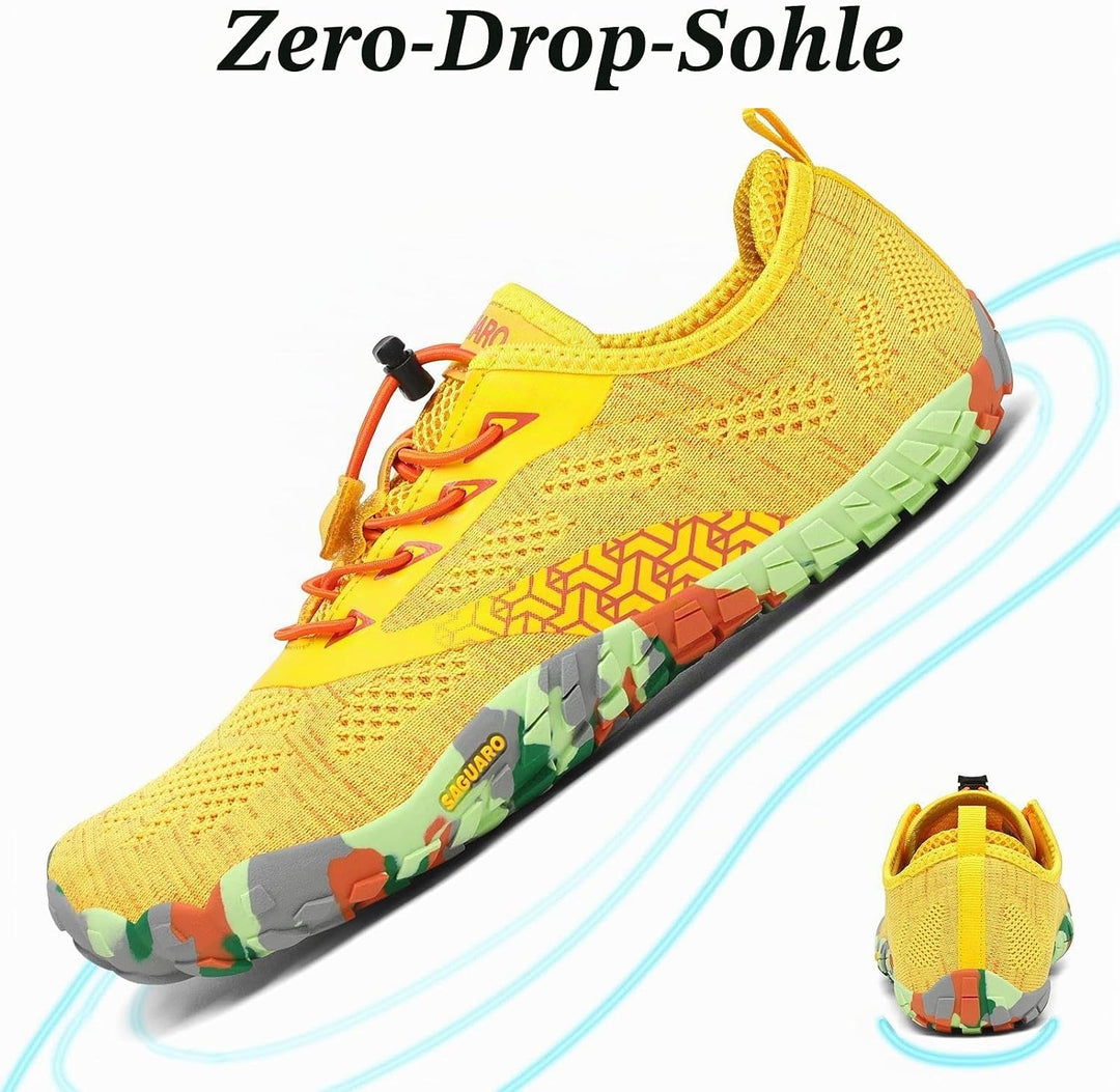 SAGUARO Unisex Barfussschuhe Traillaufschuhe Schnell Trocknend Wassersportschuhe, Gr. 36-47 36 EU Ge