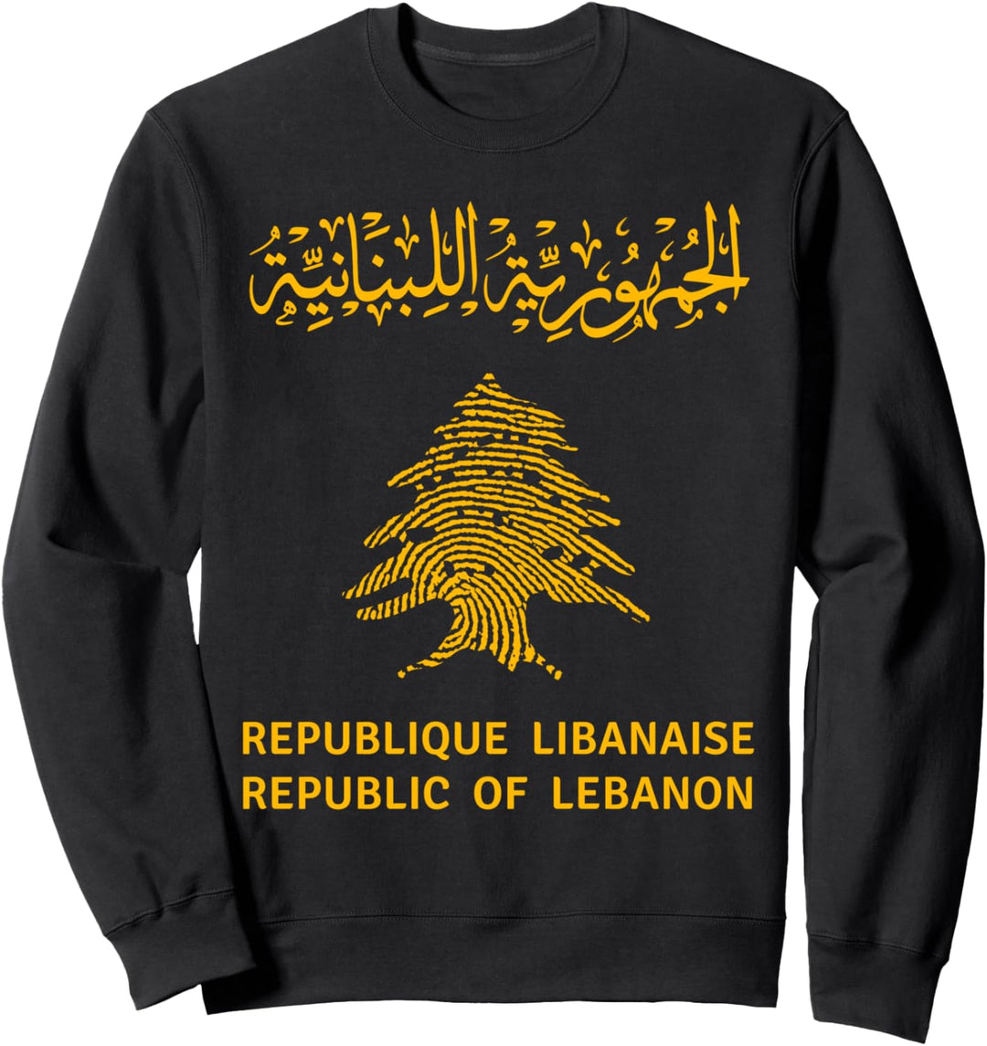 Libanon-Flagge, Flagge des Libanons. Sweatshirt