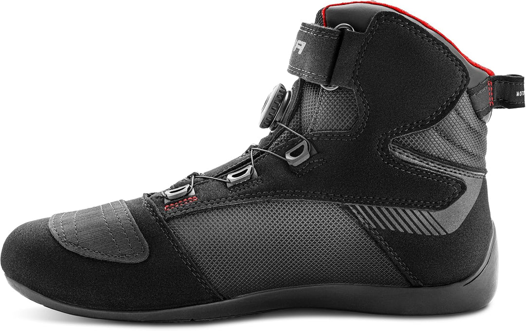 SHIMA EXO Vented, Motorradschuhe für Männer - Verstärkte Strassenreitschuhe mit ATOP-Verschlusssyste