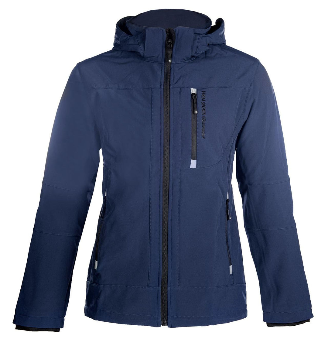 HKM Herren Softshell Reitjacke Sport XL Dunkelblau, XL Dunkelblau