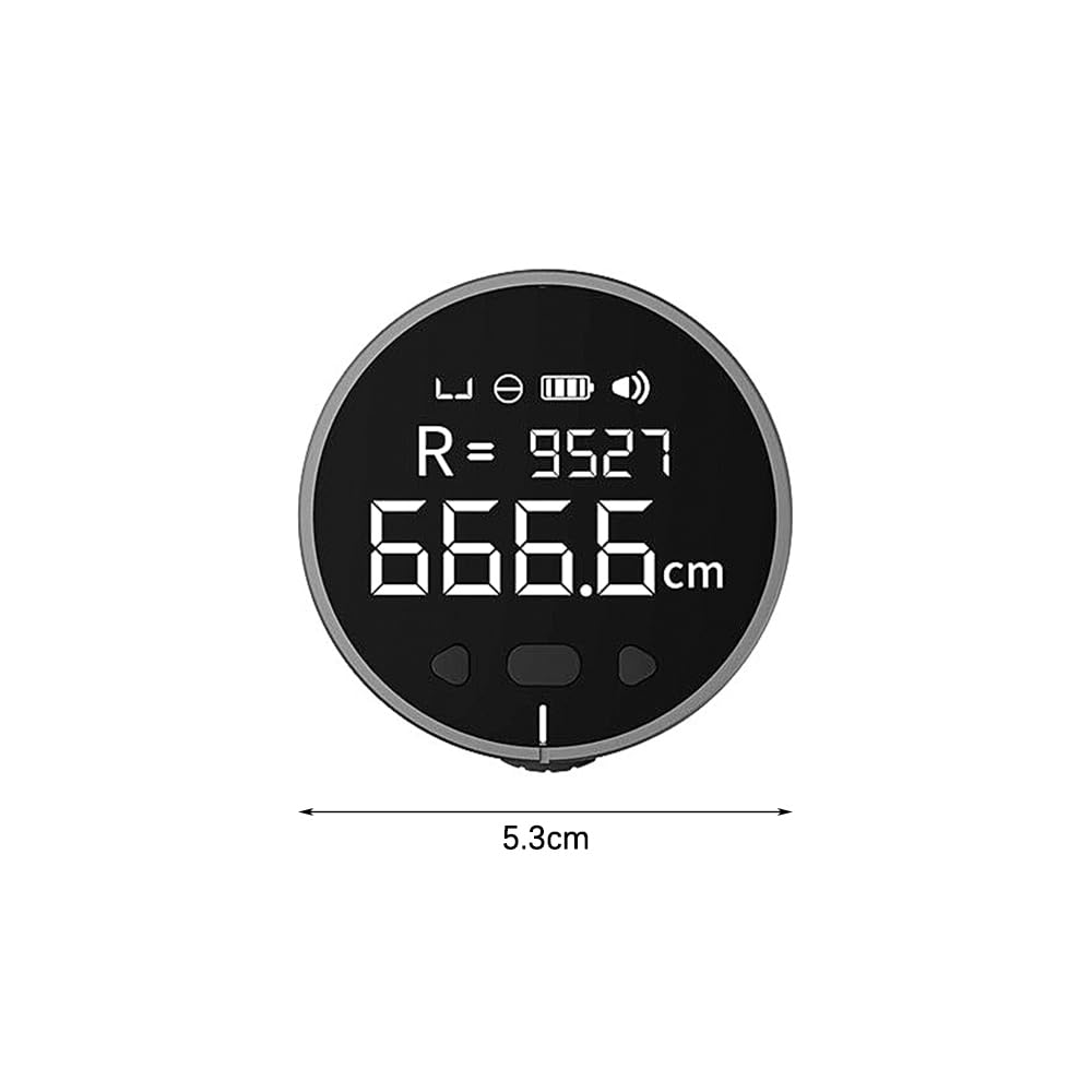 Elektronisches digitales Massband, digitales Lineal mit LCD-Display, wiederaufladbares Längenmesswer