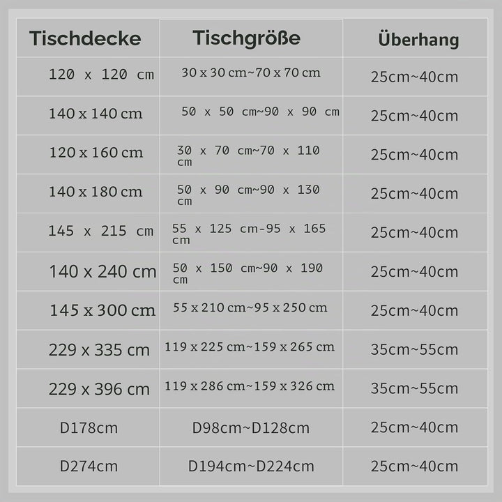 WAITER TREE Tischdecke Leinen Tischdecke Lotuseffekt Tischtuch Abwaschbar Tischdecke Eckig Tischwäsc