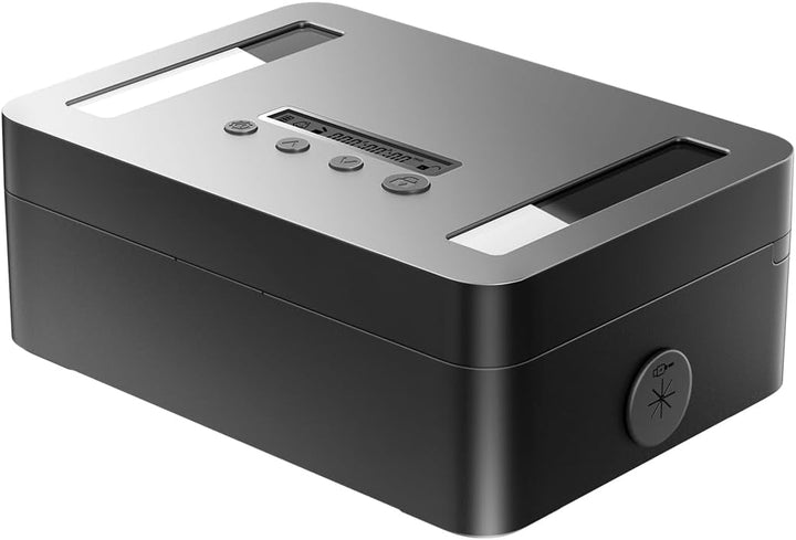 STARSIKI Handy Safe mit Zeitschloss [Abschliessbare Geldkassette] [Schlüsselbox mit Timer] [Selbstdi