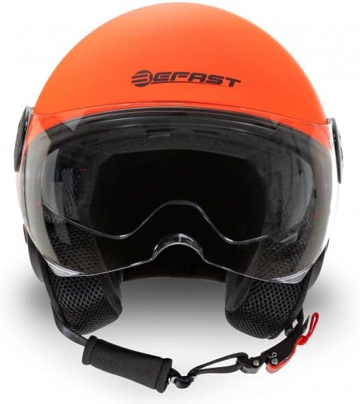 Rapid II - Zugelassener Jet-Helm mit Polycarbonat-Doppelvisier, Scooter-Helm mit Sonnenblende, Motor