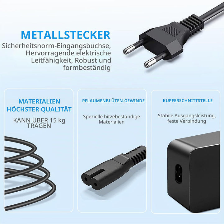 Microsoft Surface Ladekabel 65W für Surface Pro 10/9/8/7+/7/6/5/4/3/X