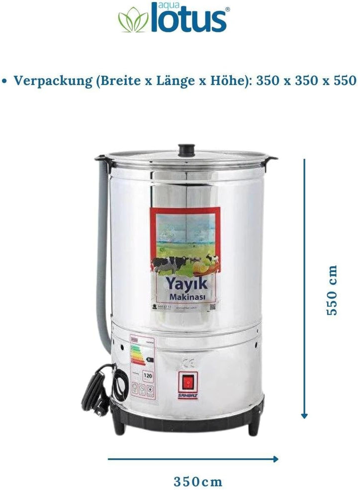Buttermaschine, Buttermilchmaschine Elektrisch, Ayran, Yayik (20 lt.), 20 lt.