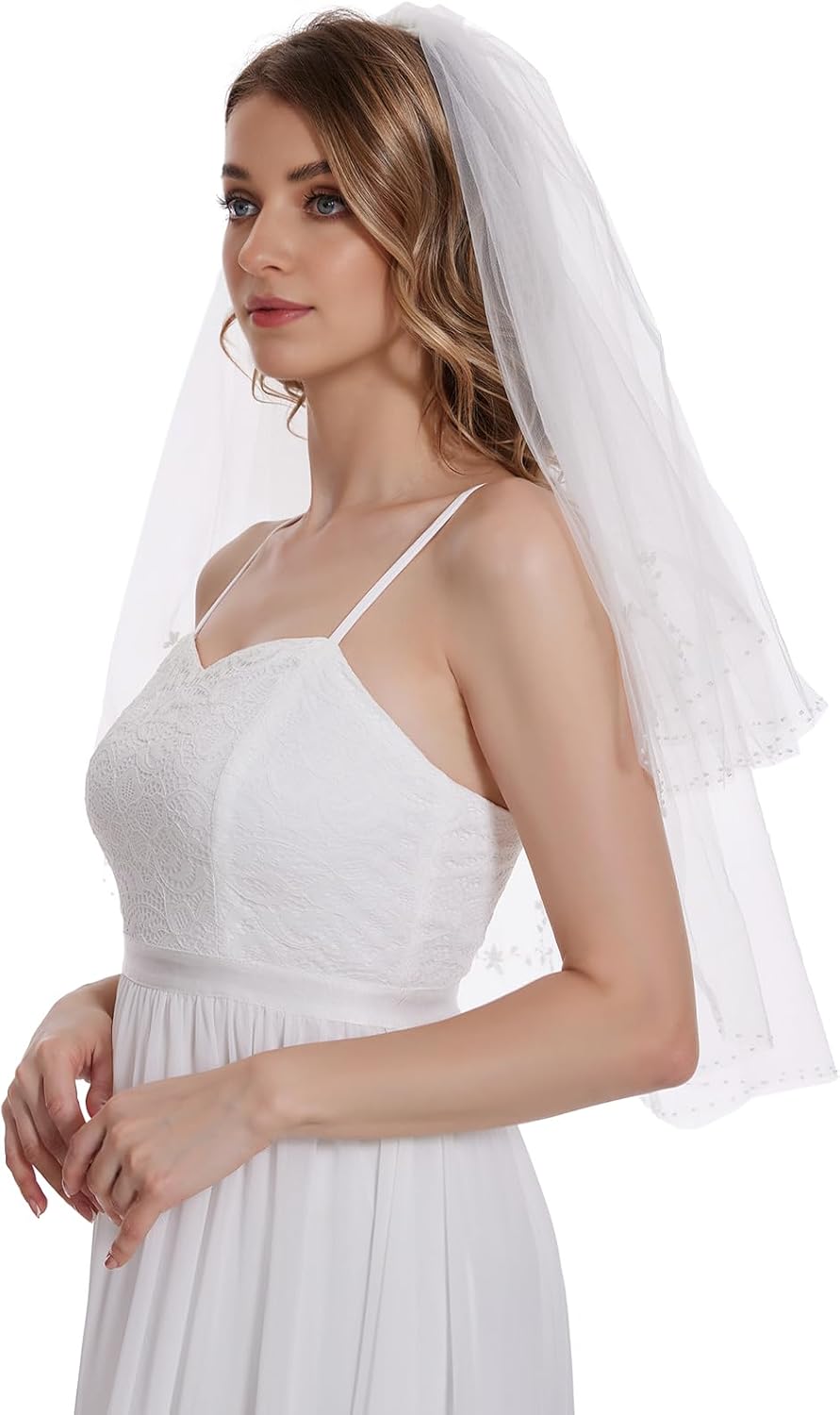 DRESSTELLS Abendkleider Elegant für Hochzeit Festlich Ballkleid Damen Lang Brautkleid Standesamt Bra