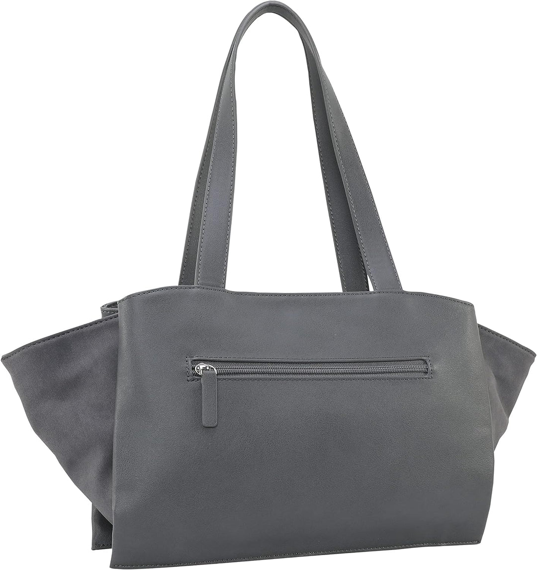 Gerry Weber - soft mix shopper lhz Grau 33,00x23,00x10,00 cm Farbe:grau / Material:polyester,pu, 33,