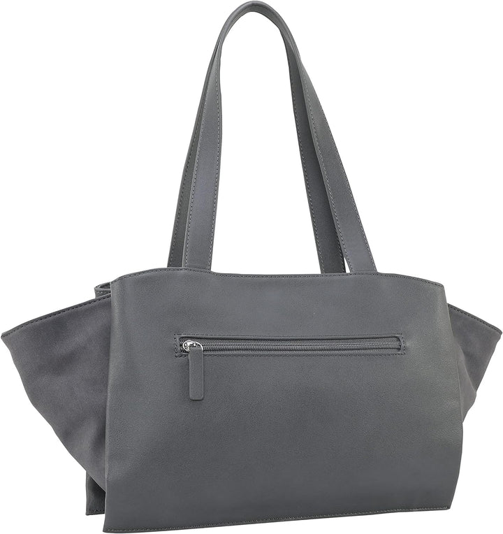 Gerry Weber - soft mix shopper lhz Grau 33,00x23,00x10,00 cm Farbe:grau / Material:polyester,pu, 33,