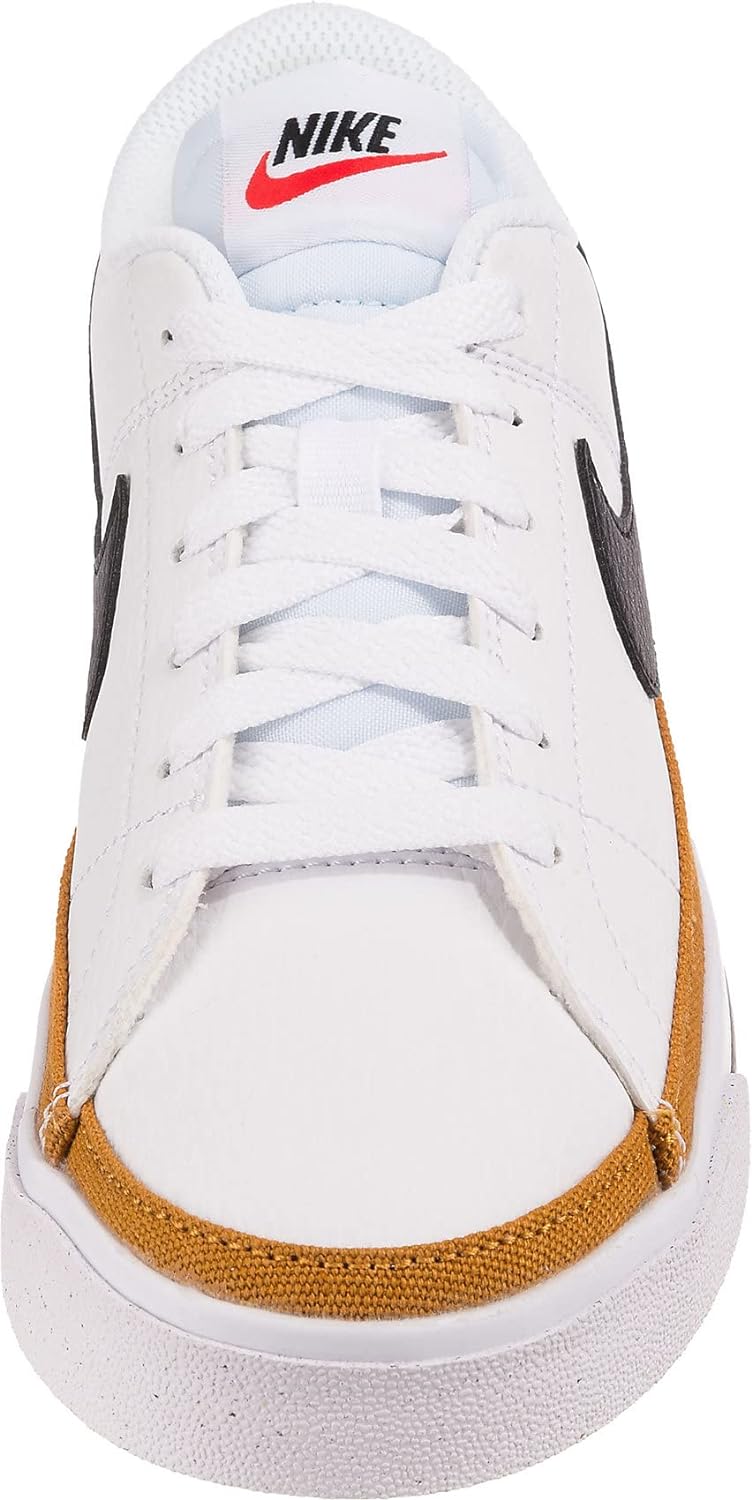 NIKE Damen Court Legacy Next Nature Sneaker 40 EU White Black Desert Ochre Team Orange, 40 EU White