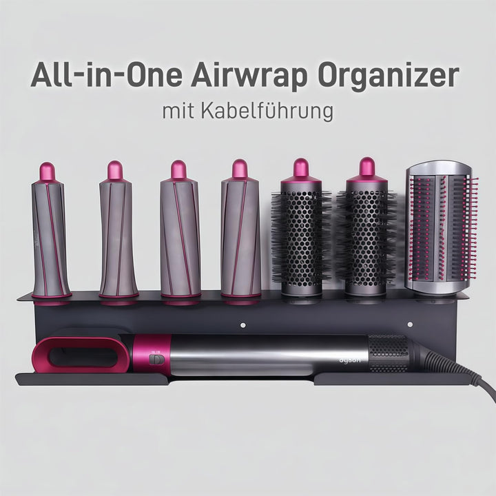 Dyson Airwrap Halterung, Aluminiumlegierung Gätteisen Halterung Ohne Bohren für Airwrap Zubehör, Dys