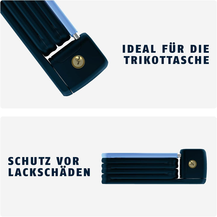 ABUS Faltschloss Bordo Lite Mini 6055/60 - Extra-leichtes Fahrradschloss aus Spezialstahl - ABUS-Sic