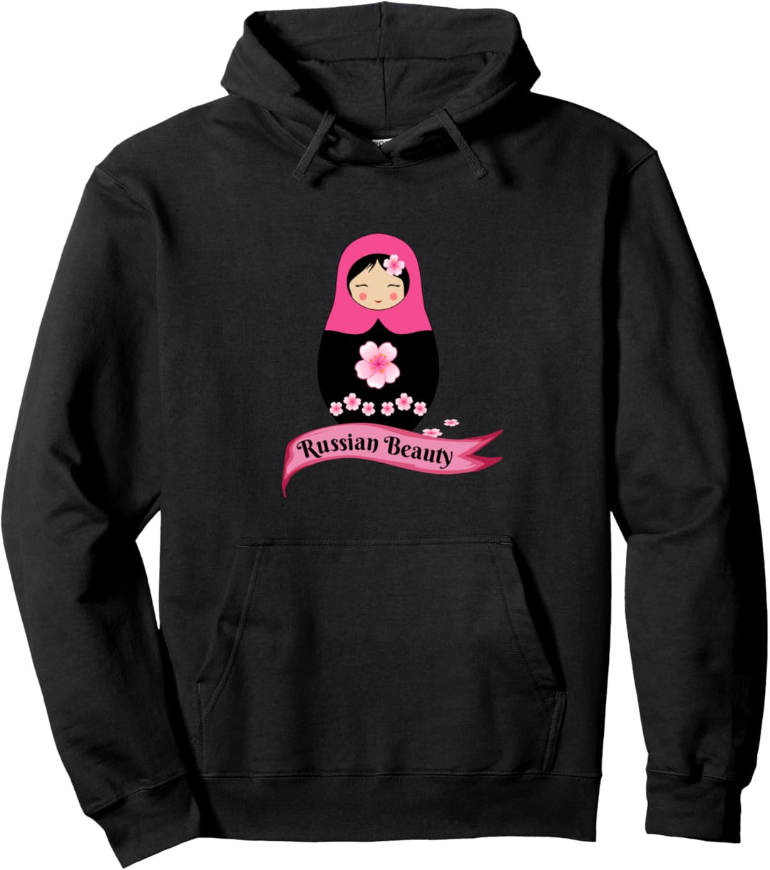 Matryoschka Russian Beauty Matrjoschka Holz Puppe Russland Pullover Hoodie
