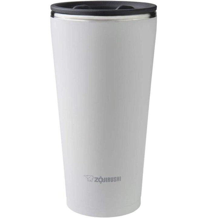 Zojirushi SX-FSE45WA Vakuum-Isolierbecher, Edelstahl, 425 ml, Weiss, Weiss