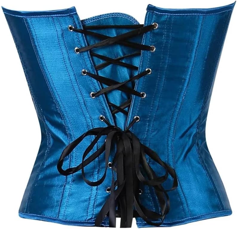 Jutrisujo korsett Corsagenkleid rock kleid corsage korsage pfau feder damen vollbrust bustier gothic