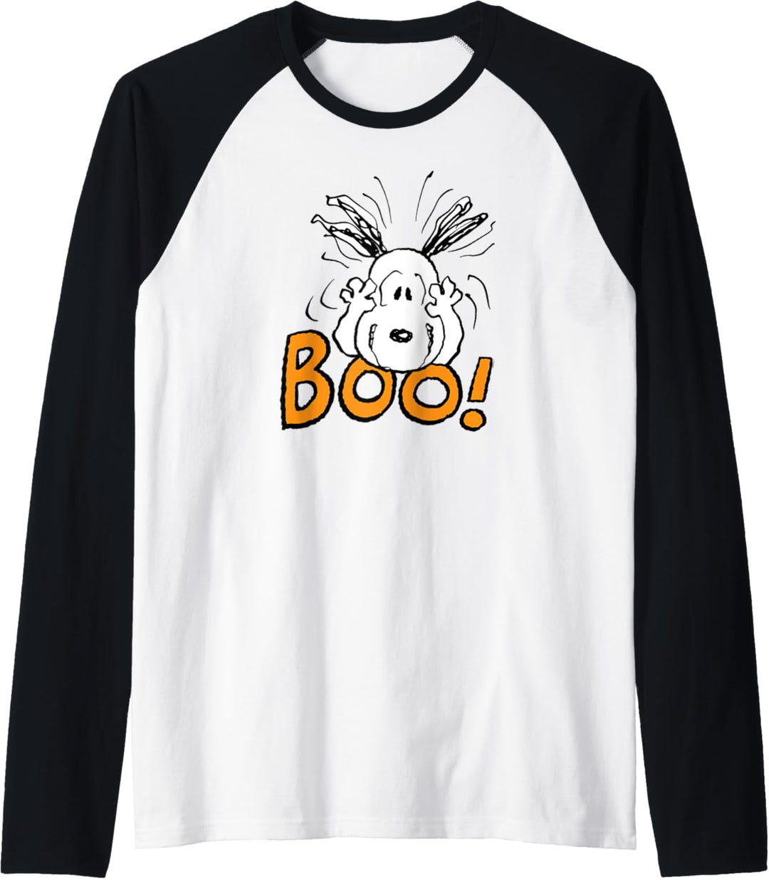 Peanuts Halloween Snoopy Boo Raglan