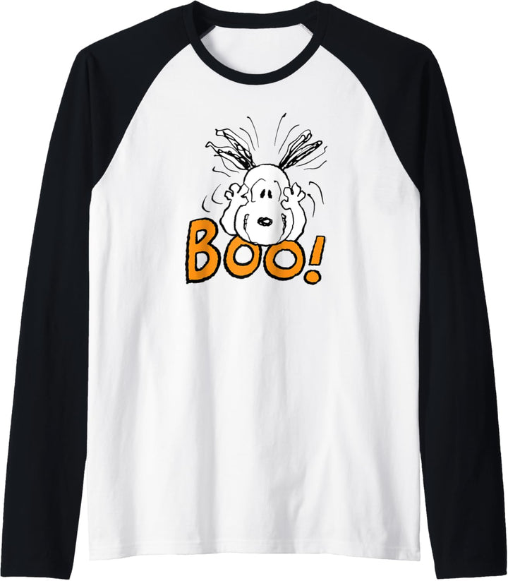 Peanuts Halloween Snoopy Boo Raglan