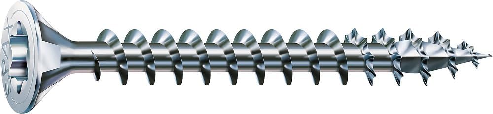 SPAX Universalschraube, 3,5 x 45 mm, 1000 Stück, T-STAR plus, Senkkopf, Vollgewinde, 4CUT, WIROX A3J