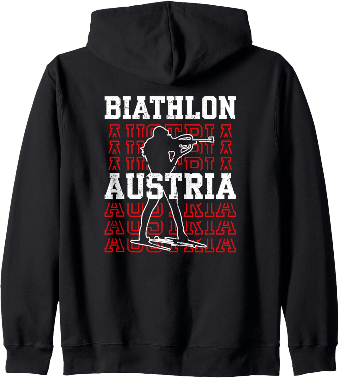 Biathlon Österreich Wintersport Kapuzenjacke