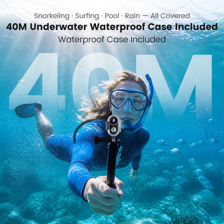 4K Mini Action Cam - 20MP Mini-Körperkamera, Magnetische Bodycam Action-Kamera im Daumengrossen Form