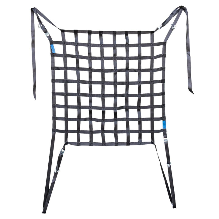 lasiprofi PKW Ladungssicherungsnetz aus Gurtband 0,9 x 0,9 Meter schwarz