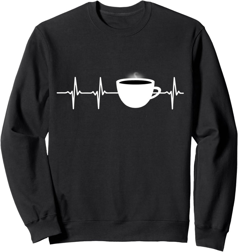 Coffee Lovers Heartbeat Sweatshirt