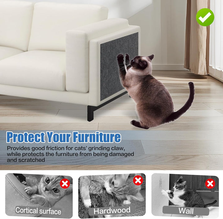 Kratzteppich selbstklebend Kratzmatte Katze Sofa Kratzbretter Katze Wand Kratzbrett Katzen Katzenwan