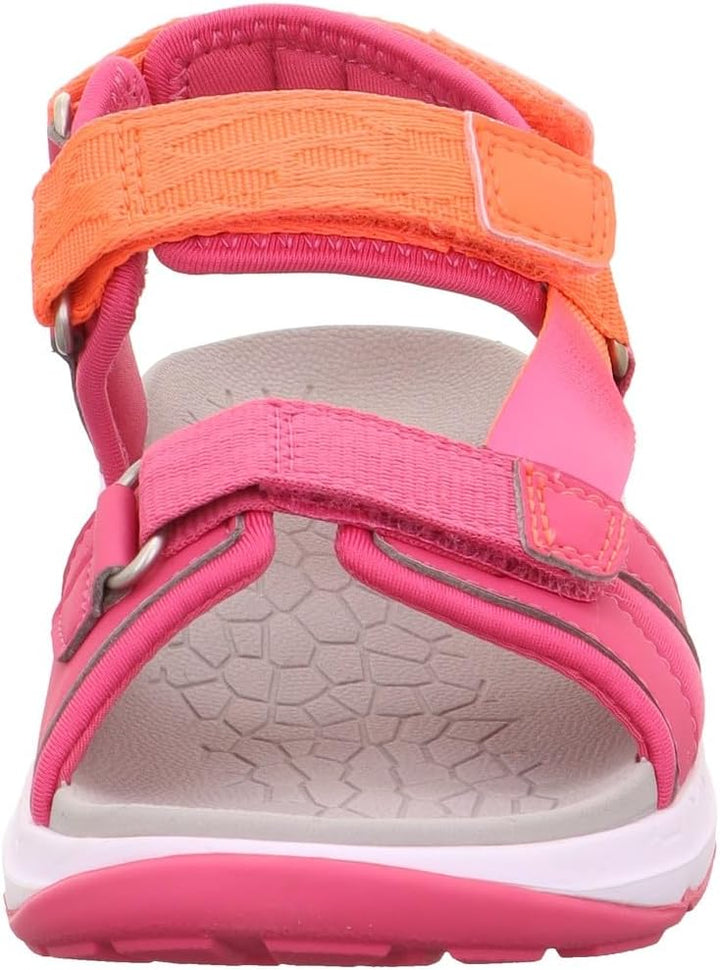 Superfit Mädchen Criss Cross Sandale 27 EU Pink Orange 5510, 27 EU Pink Orange 5510