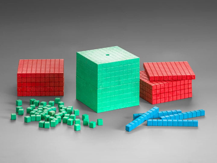 WISSNER R39578.M00 aktiv Lernen-Montessori Dienes Grundsortiment zum Dezimalrechnen 121 Teile-RE-Woo