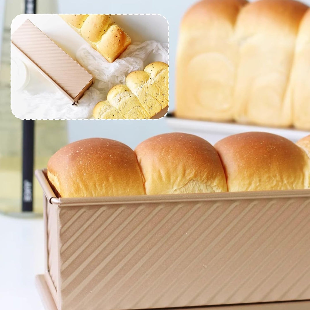 1000g Toastbrot Backform Mit Deckel, Kastenform Kuchen Rechteckig Kuchenform Eckig Kastenform Brot B