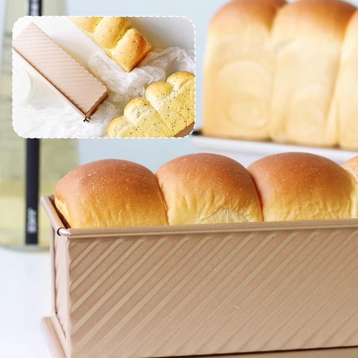 1000g Toastbrot Backform Mit Deckel, Kastenform Kuchen Rechteckig Kuchenform Eckig Kastenform Brot B