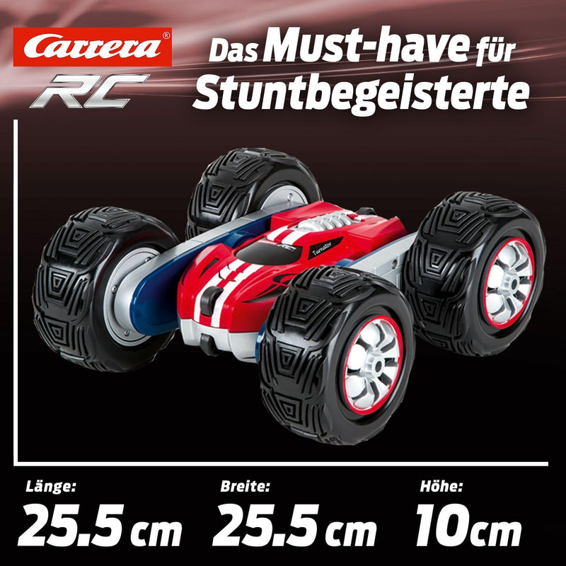 Carrera RC 2,4GHz Turnator - 360° Flip Action I Ferngesteuertes Auto für drinnen & draussen I Elektr