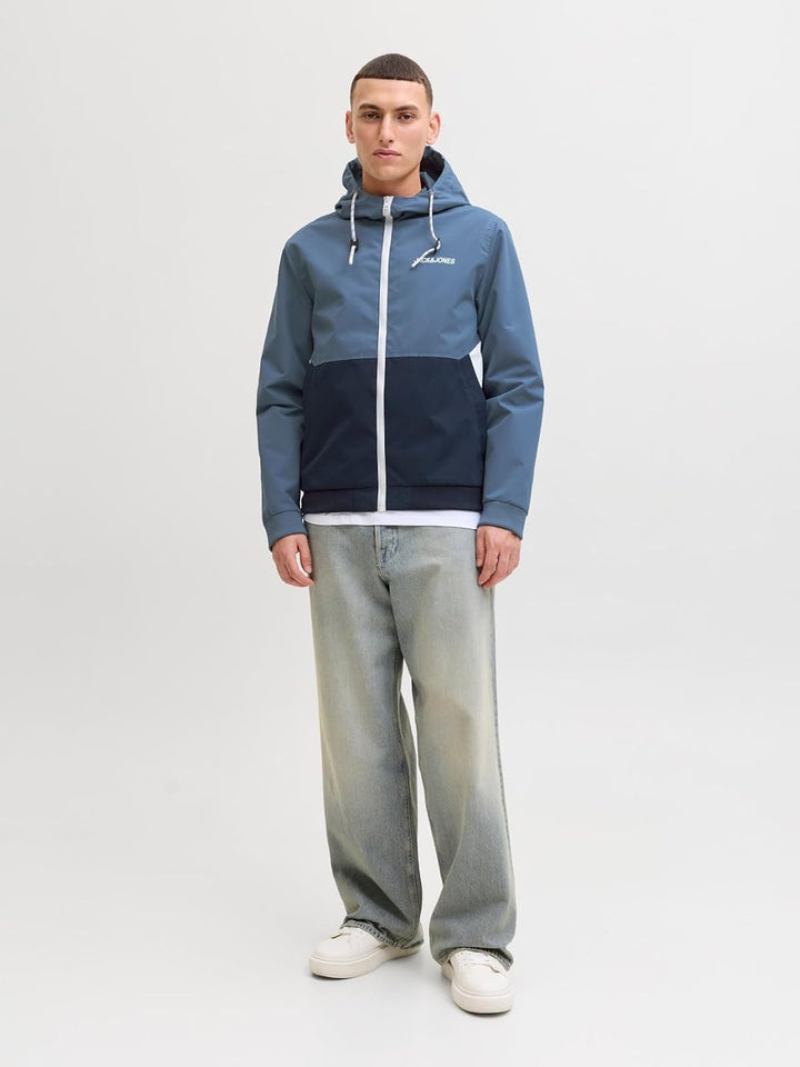 JACK & JONES Herren Jjerush Hood Bomber Noos Pls Bomberjacke XS Blue Mirage, XS Blue Mirage
