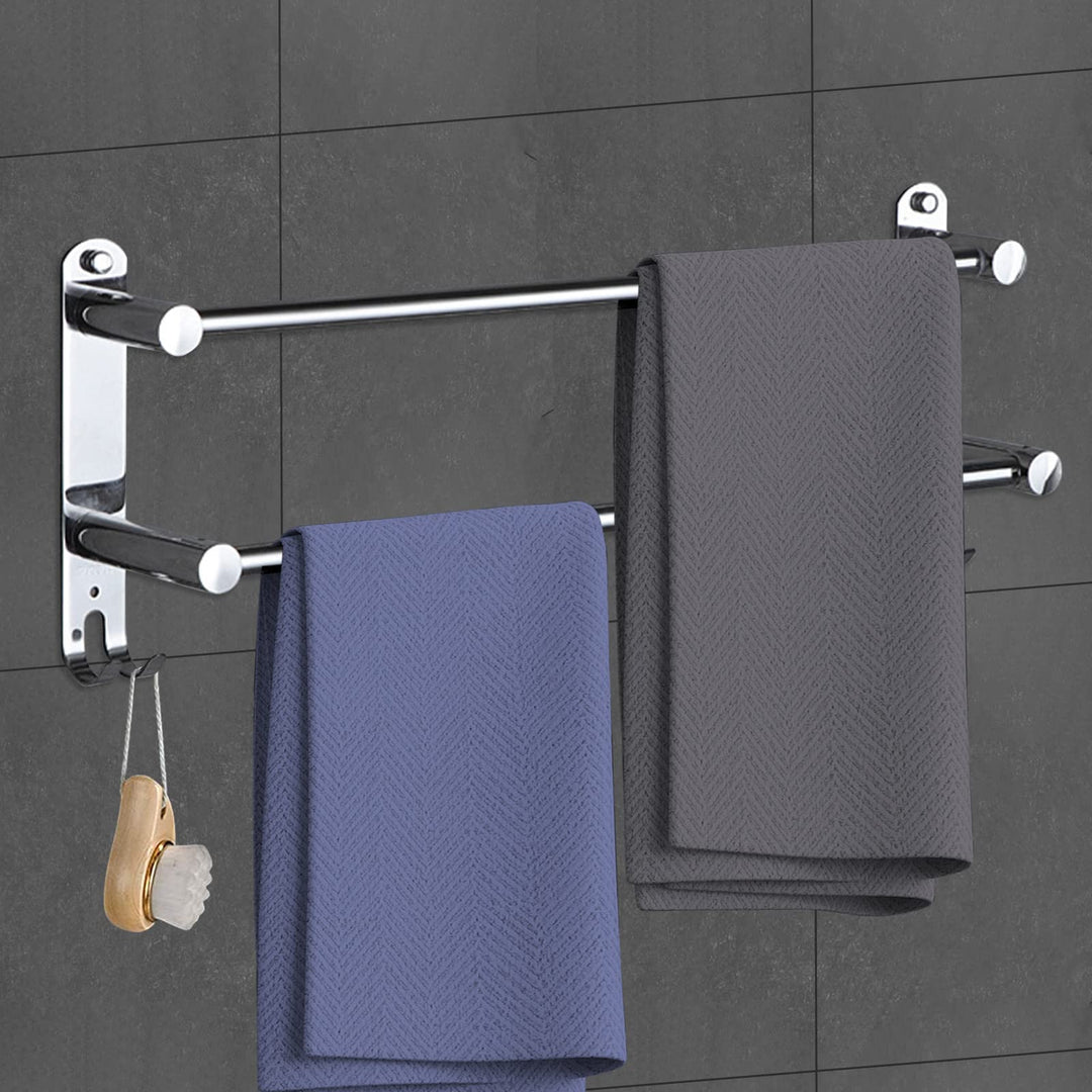 Handtuchhalter Ausziehbar, Handtuchstange Ohne Bohren, Ausziehbar 50-90CM Handtuchhalter Wand, Badet