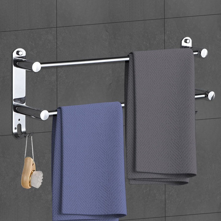 Handtuchhalter Ausziehbar, Handtuchstange Ohne Bohren, Ausziehbar 50-90CM Handtuchhalter Wand, Badet