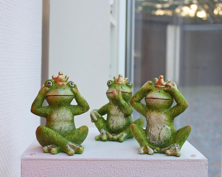 Froschkönige, Teichfrösche, Frösche Garten, Froschfiguren outdoor, Deko - Frösche, Gartenfrösche, Ni