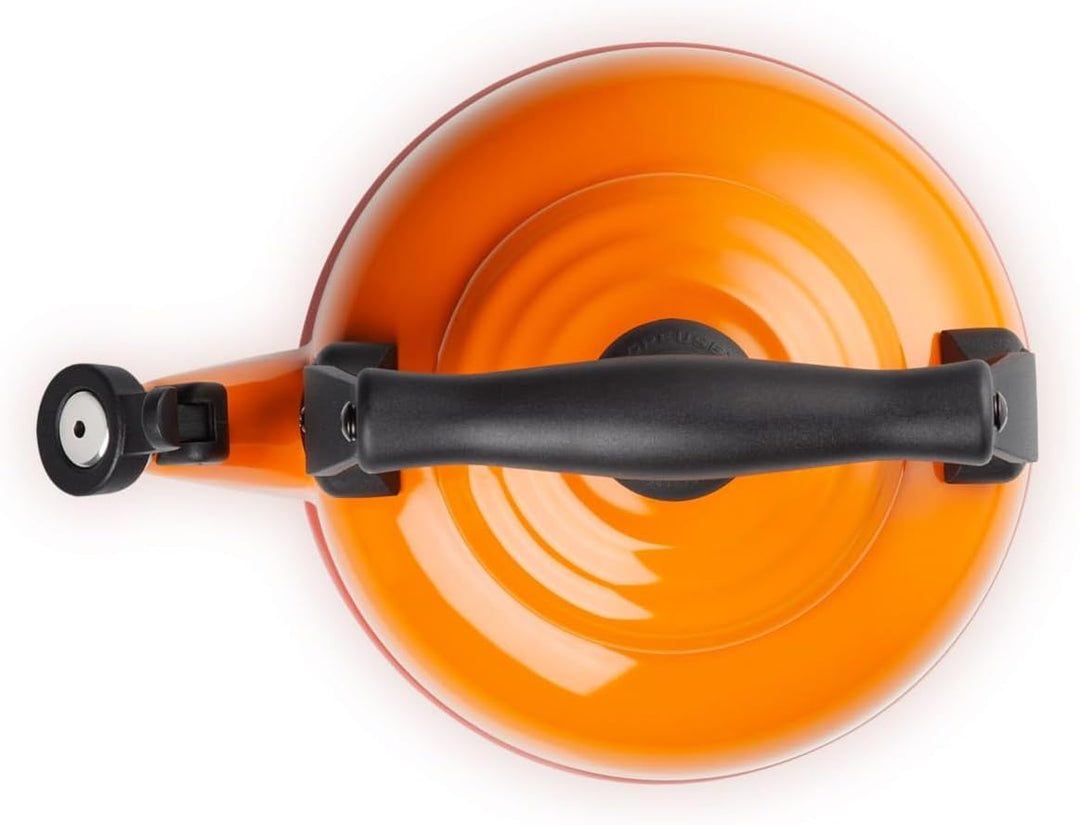 Le Creuset Wasserkessel Tradition, Füllmenge: 2,1 l, Emaillierter Stahl, Ofenrot, 92000800090000, Of