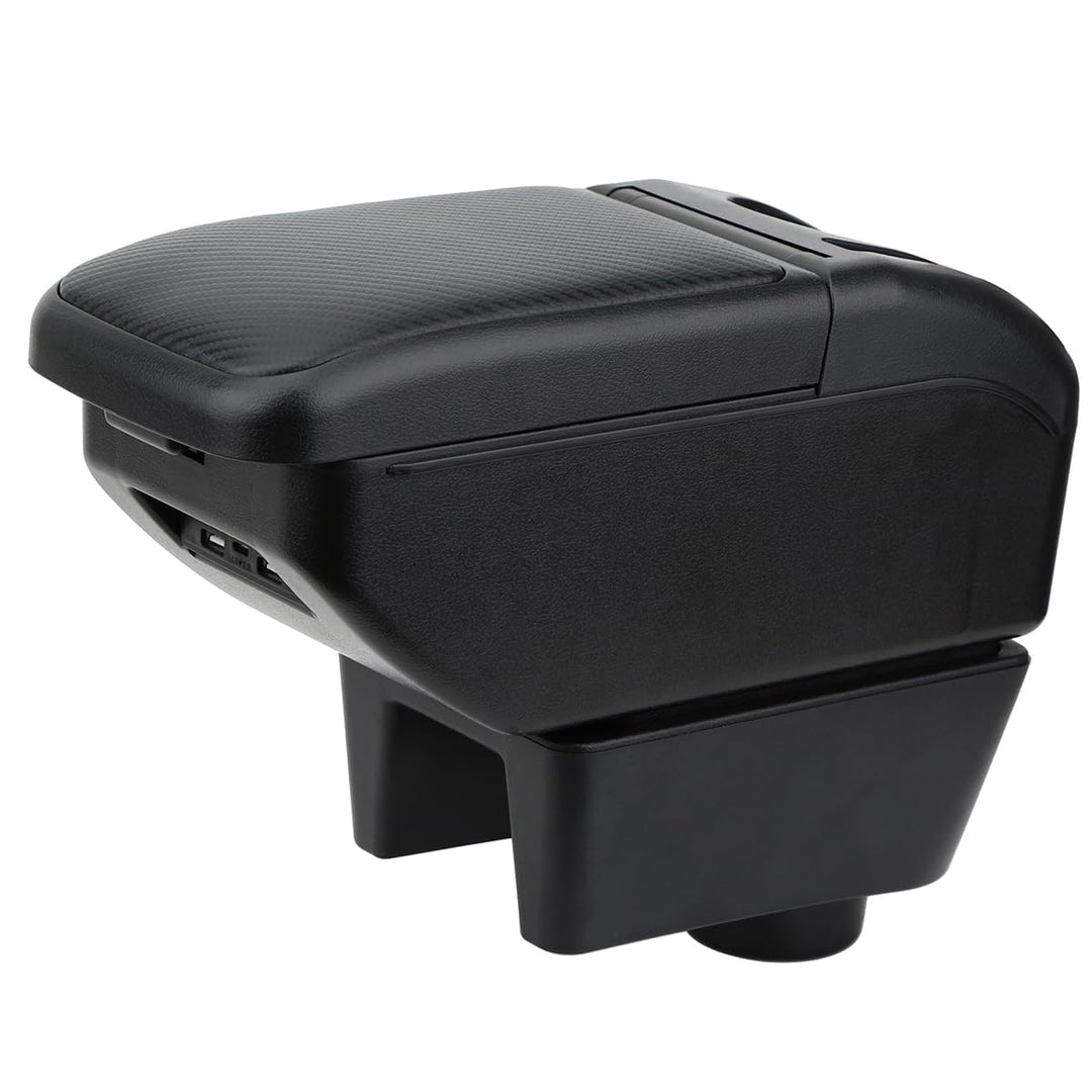 YJYWZH Compatible with Seat Ibiza 6j Armlehnen Ibiza 4 IV 2008-2016 Leder Armlehne Auto Mittelkonsol
