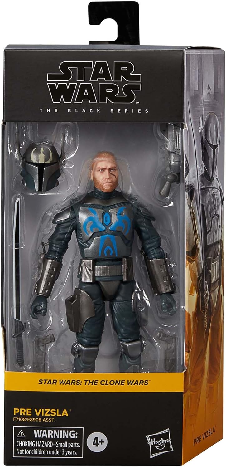 Star Wars The Black Series Pre Vizsla, 15 cm grosse Action-Figur zu Star Wars: The Clone Wars