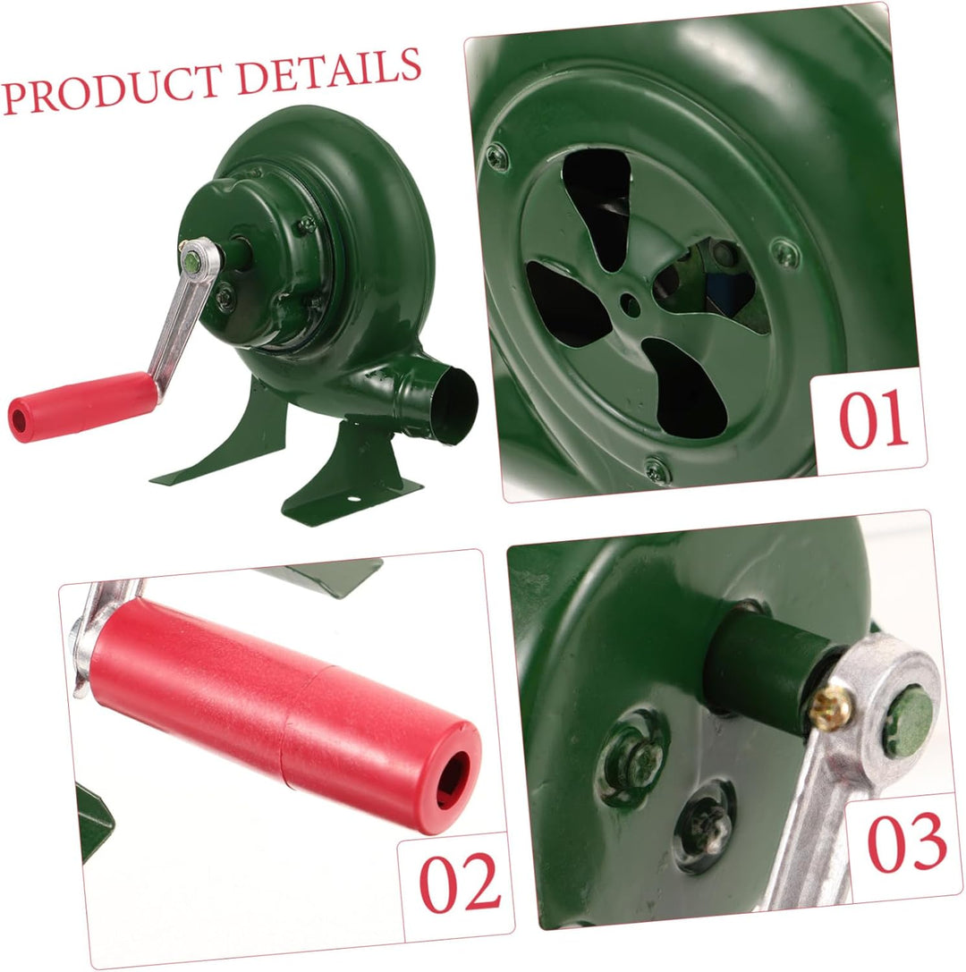 TOYANDONA Hand Kurbel Luftgebläse Feuergebläse Aus Eisen Für Grill Camping Picknick Outdoor Zubehör