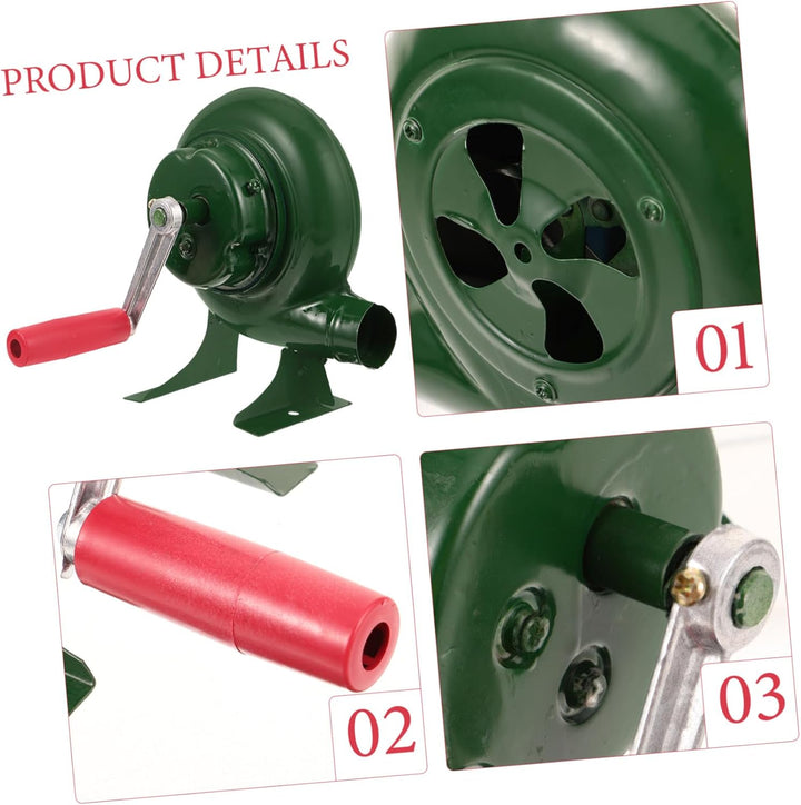 TOYANDONA Hand Kurbel Luftgebläse Feuergebläse Aus Eisen Für Grill Camping Picknick Outdoor Zubehör