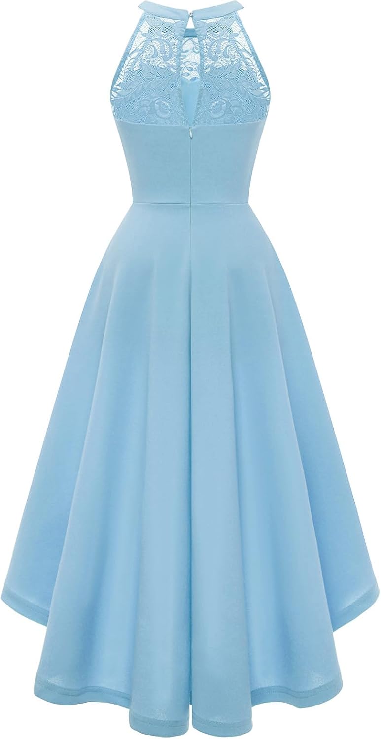 Bbonlinedress Damen Classic Cocktailkleid XS Hi-lo Blue, XS Hi-lo Blue