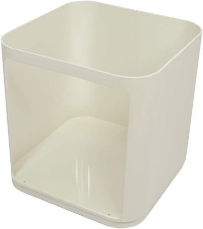 Kartell 497903 Baukastenelement Componibili ohne Tür eckig undurchsichtig 38 x 38,5 x 38 cm ABS, wei