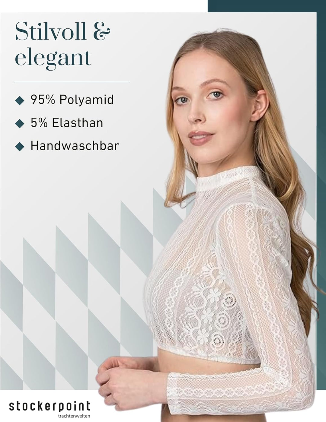 Stockerpoint Dirndl Zita 34 Creme, 34 Creme